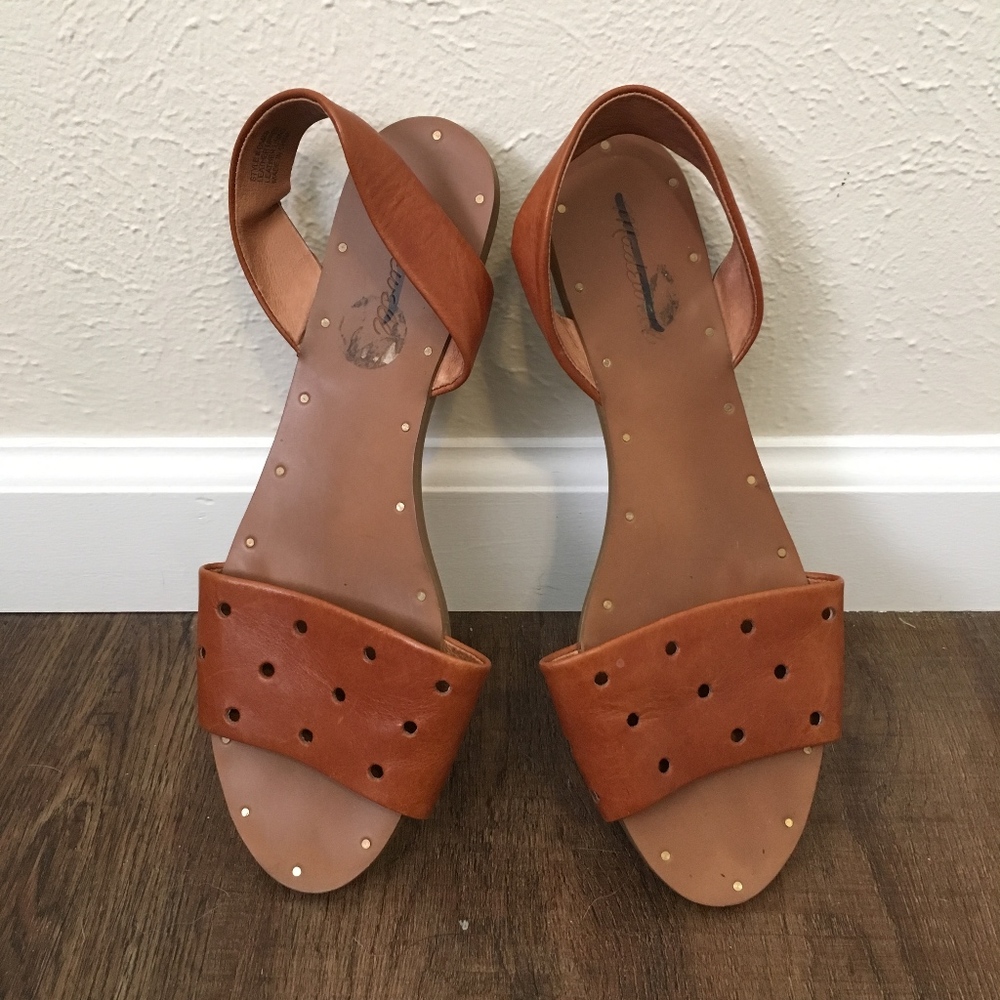 Madewell Abbi Holepunch Slingback Sandals